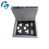 Professional stainless steel surface mount outlet network floor box