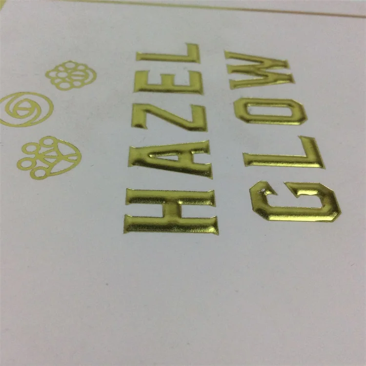 
Custom print envelope with golden foil logo 