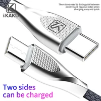 

KAKU China Manufacturers OEM Zinc Alloy Mobile Phone Type C Micro Usb Data Sync Cable For Android Mobile