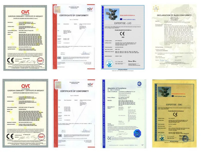 high performance 8.7KVA 200AMP inverter welding machine