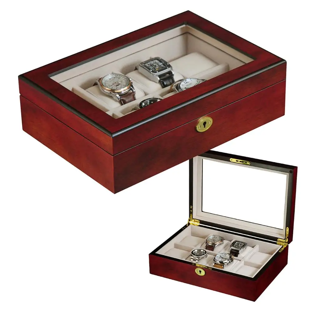Luxurious Ebony Lacquered Wooden Wrist Watch Box For Men Buy Wrist