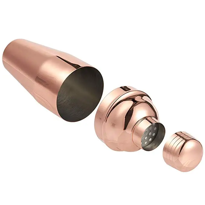 
Stainless Steel Copper Cocktail Shaker Cocktail Strainer Cocktail Set for Bar 