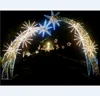 Star decoration outdoor christmas light arches