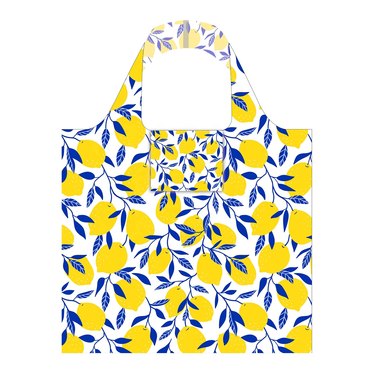 

Promotional Fashion Design Reusable Foldable Polyester Shopping Bag, Customized color