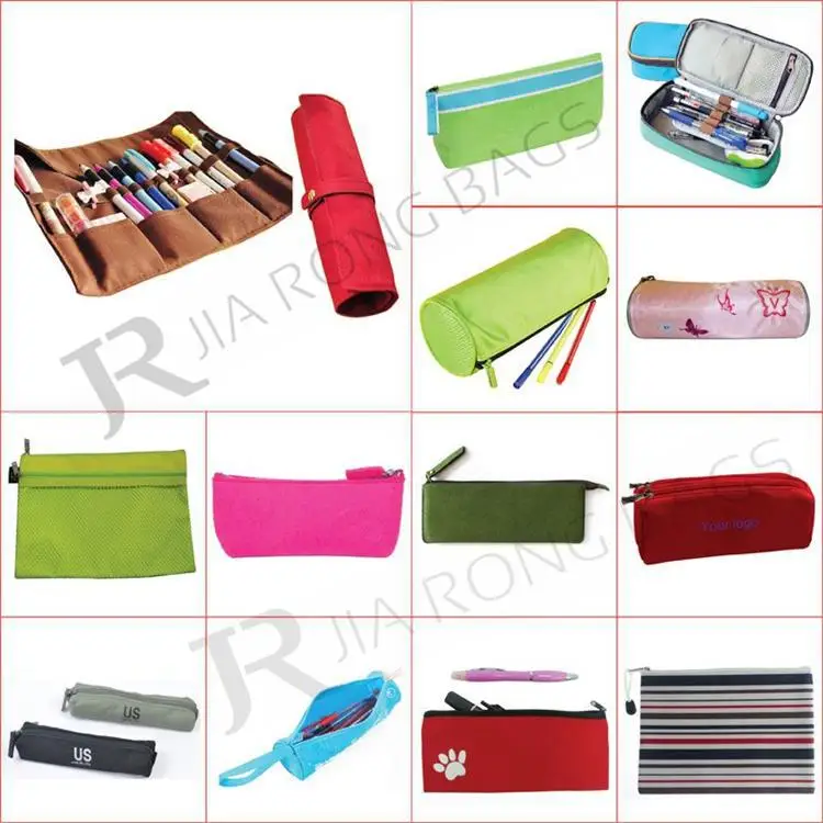 ODM Genuine Leather Pencil Roll Pen Pouch Bags Case for a Vintage Look and Feel Schools & Offices OEM & Embossed Logo 500PCS