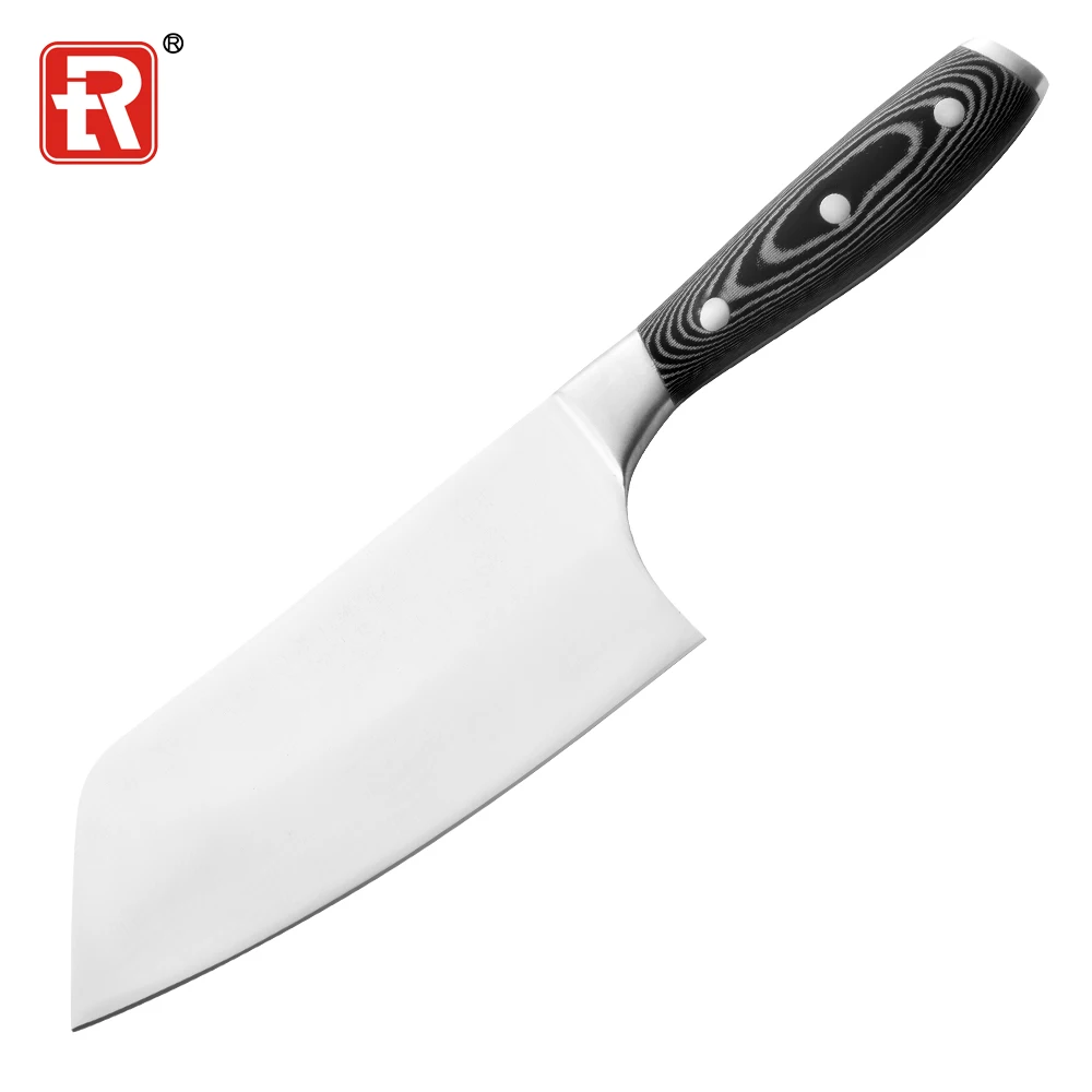 

2018 New style micarta+S/S 430 handle 7 cleaver knife, N/a