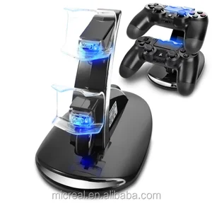 LED Dual USB Charging Dock PS4 Game Controllers
