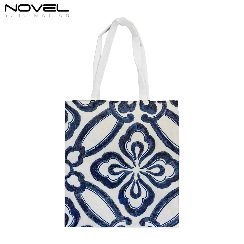 

Natural Cotton Sublimation Blank Shopping Bag Reusable Canvas Tote Bag