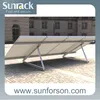 SunRack Flat Roof triangle solar Mounting System