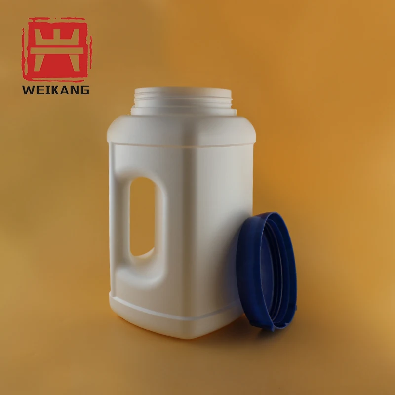 Fda Black Plastic Containers Protein Powder Tubs With Green Cap Buy