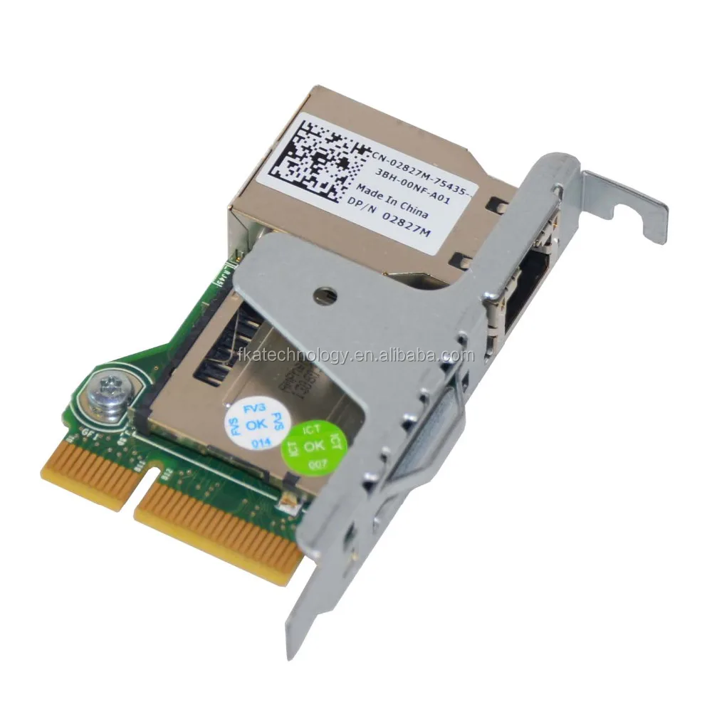

Original For Dell Poweredge R320 R420 R520 T320 T420 iDRAC7 Remote Access Card 2827M 02827M, N/a