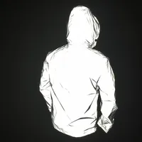 

Custom mens waterproof windbreakers printed 3M reflective jacket