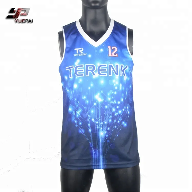 

New style sports wear polyester custom basketball tank top, Customized colors