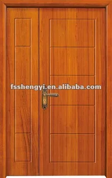 Simple Exterior Wooden Double Door Designs View Front Door Designs Shengyi Casen Product Details From Foshan Shengyi Door Industry Co Ltd On Alibaba Com