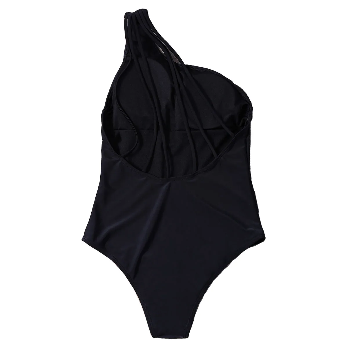 Custom One Shoulder One-piece High Fork Swimwear - Buy One Shoulder ...