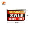 Hanging Frame Metal Sign Holder for Supermarket Wire Poster Display Stand