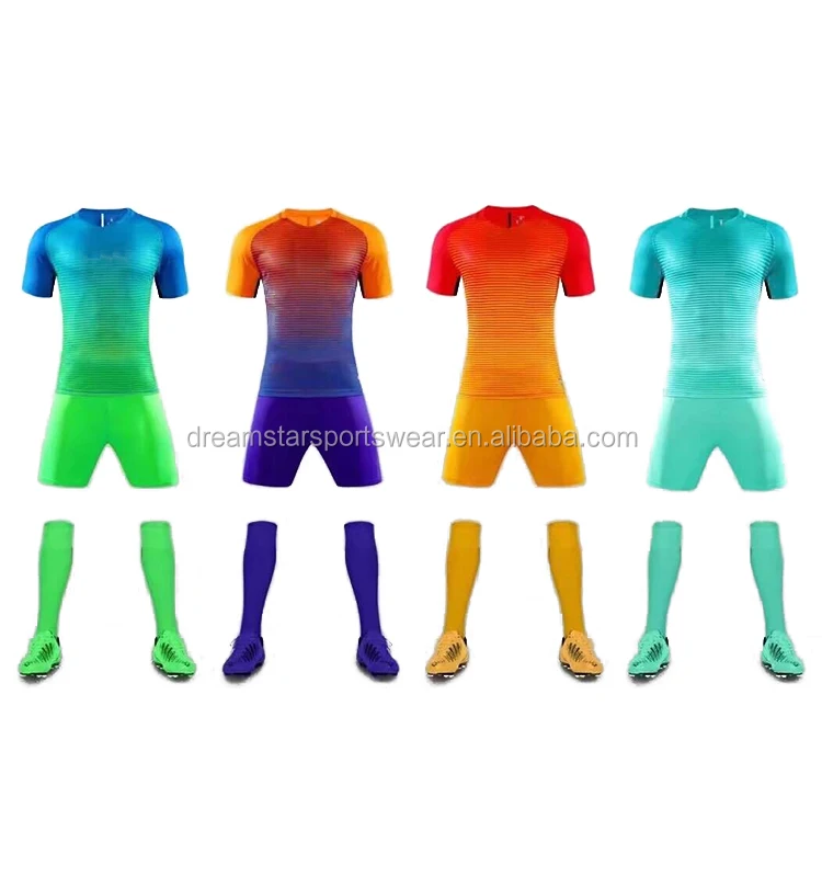 

High Quality Football Jersey Customized Blank Football Uniform, Pantone color