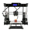 DIY easy assemble rapid prototyping prusa i3 3d printer with dual nozzle