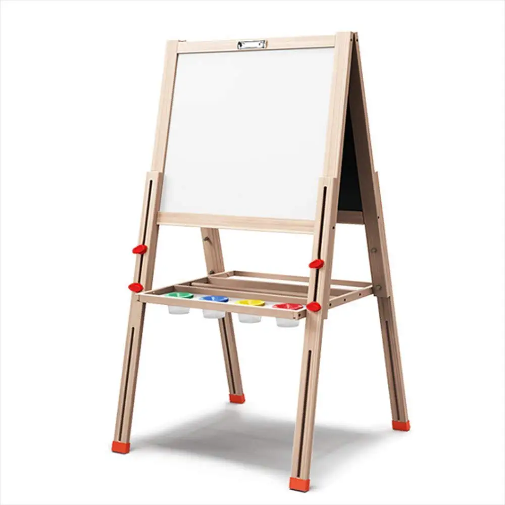 Wood Drawing Board,Multifunctional A2 Desk Adjustable Wood Drawing Board Art Supply for Students Kids 19.2 x 16.5 Inch
