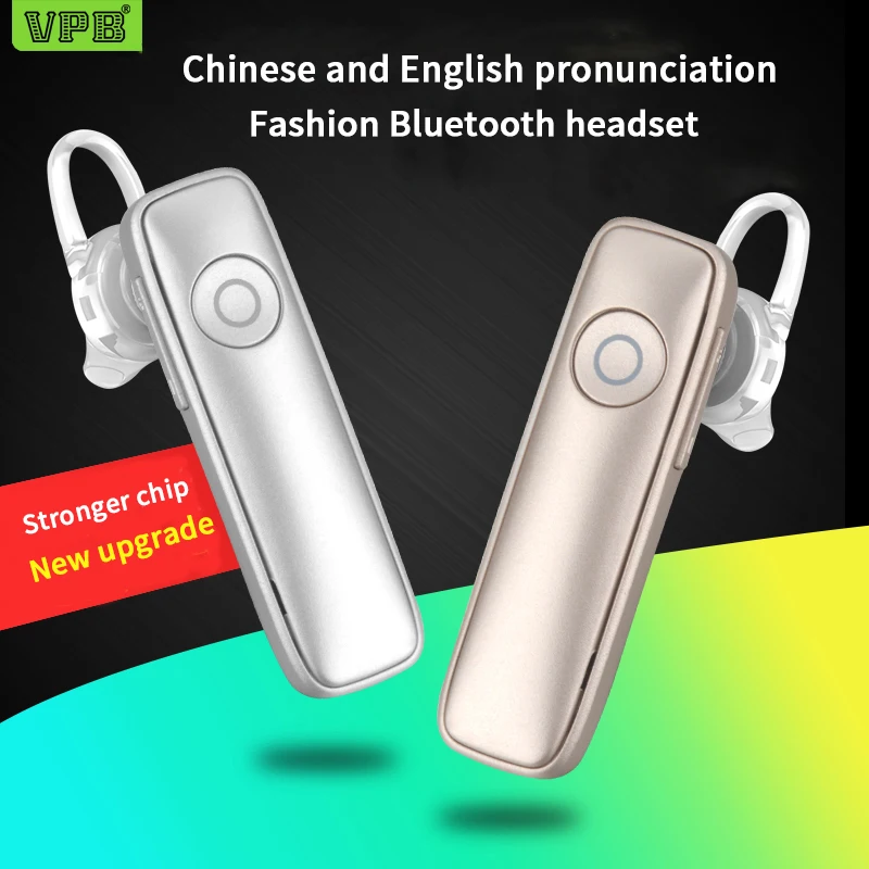 

VPB color wireless headset single ear wireless stereo earbud type earphone wholesale