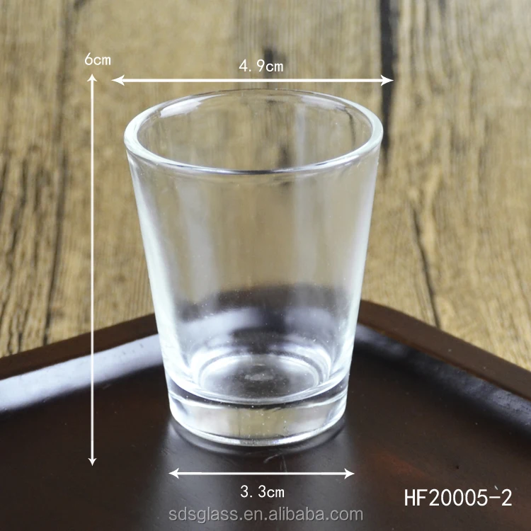
Soda Lime Glass Unbreakable Think Bottom Personalized Blank Shot Glasses 2oz 