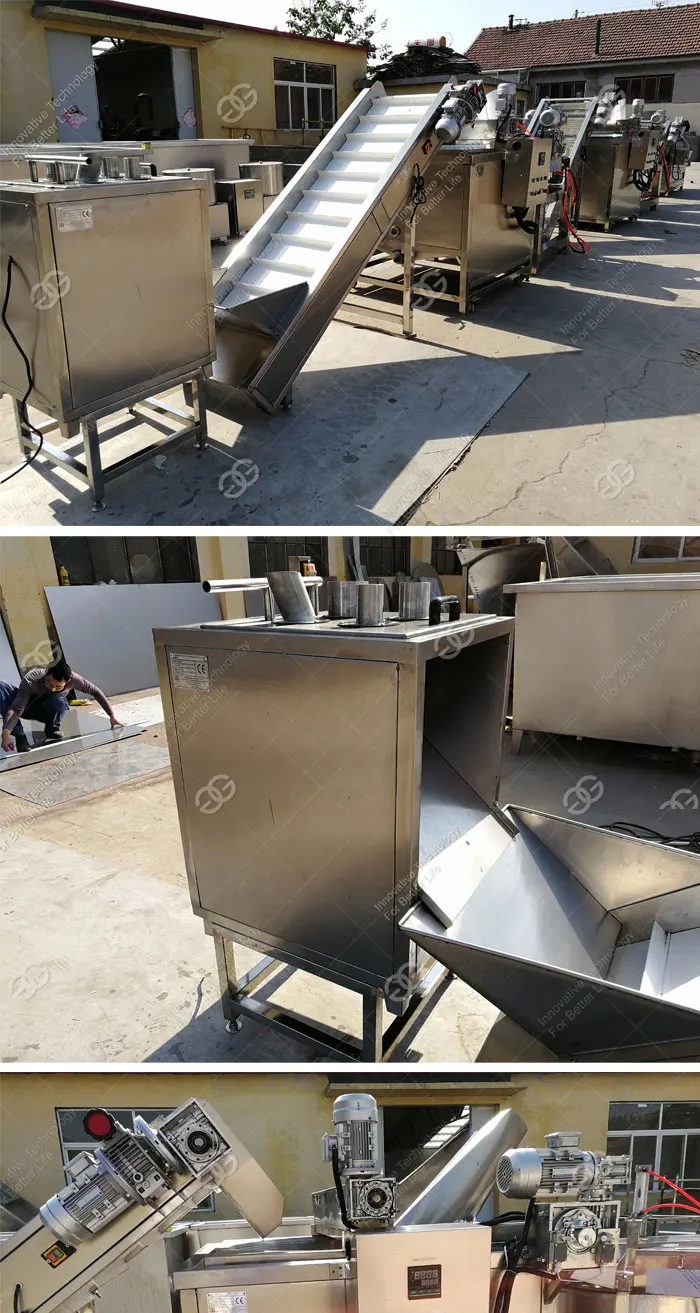 Small Scale Automatic Yam Slices Making Fruit Plantain Banana Crisps Processing Machine Potato Chips Production Line