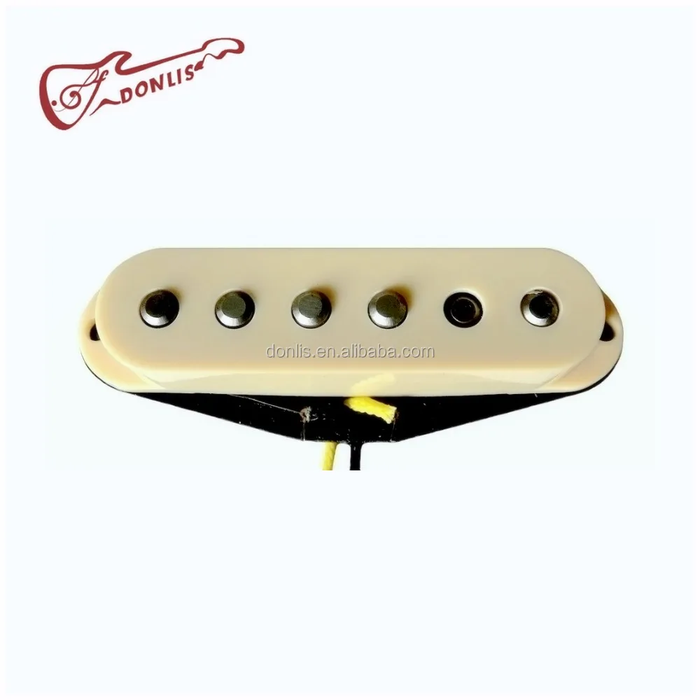 

Donlis 60's Vintage Alnico 5 single guitar pickup for Strat Electric Guitar with flatwork bobbin for building quality guitars