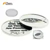 Custom Jesus Fish Antique Silver 3D Metal Challenge Coin with Holy Bible Scripture