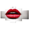Canvas Printings Black and White Red Lip Pictures Sexy Lip Wall Art Woman Poster Canvas Prints Modern Giclee Prints Custom