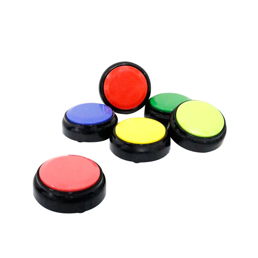 

Newest production accurate time button blind button desk alarm clock button