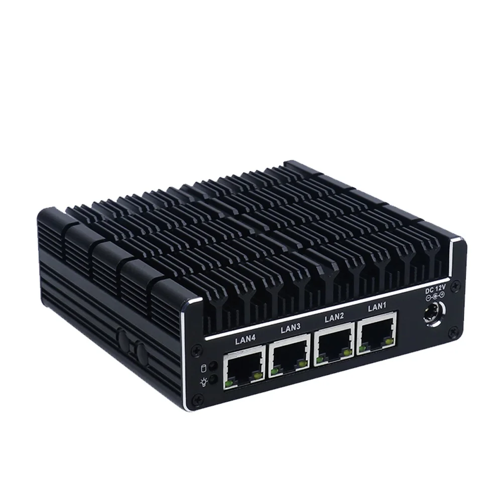 

2018 Wholesale Price Intel J3160 Quad Core AES-NI Mini PC 4 Lan Ports Pfsense Home Server NUC Computer