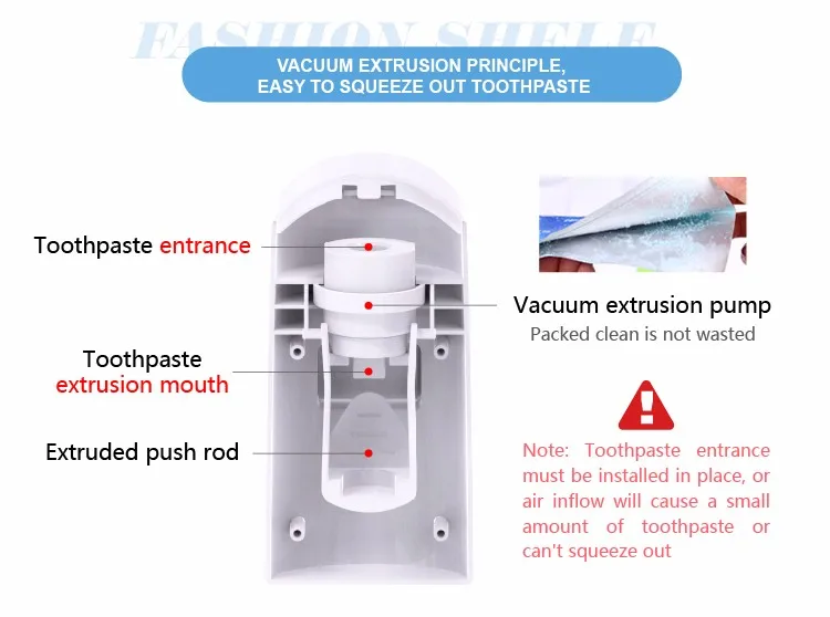 Hot Sell Nice Design Children Automatic Toothpaste Pump Dispenser For