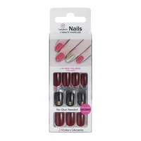 

Press on artificial faux Nails S934