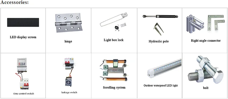 high quality hotsale low price bus stop advertising display in public