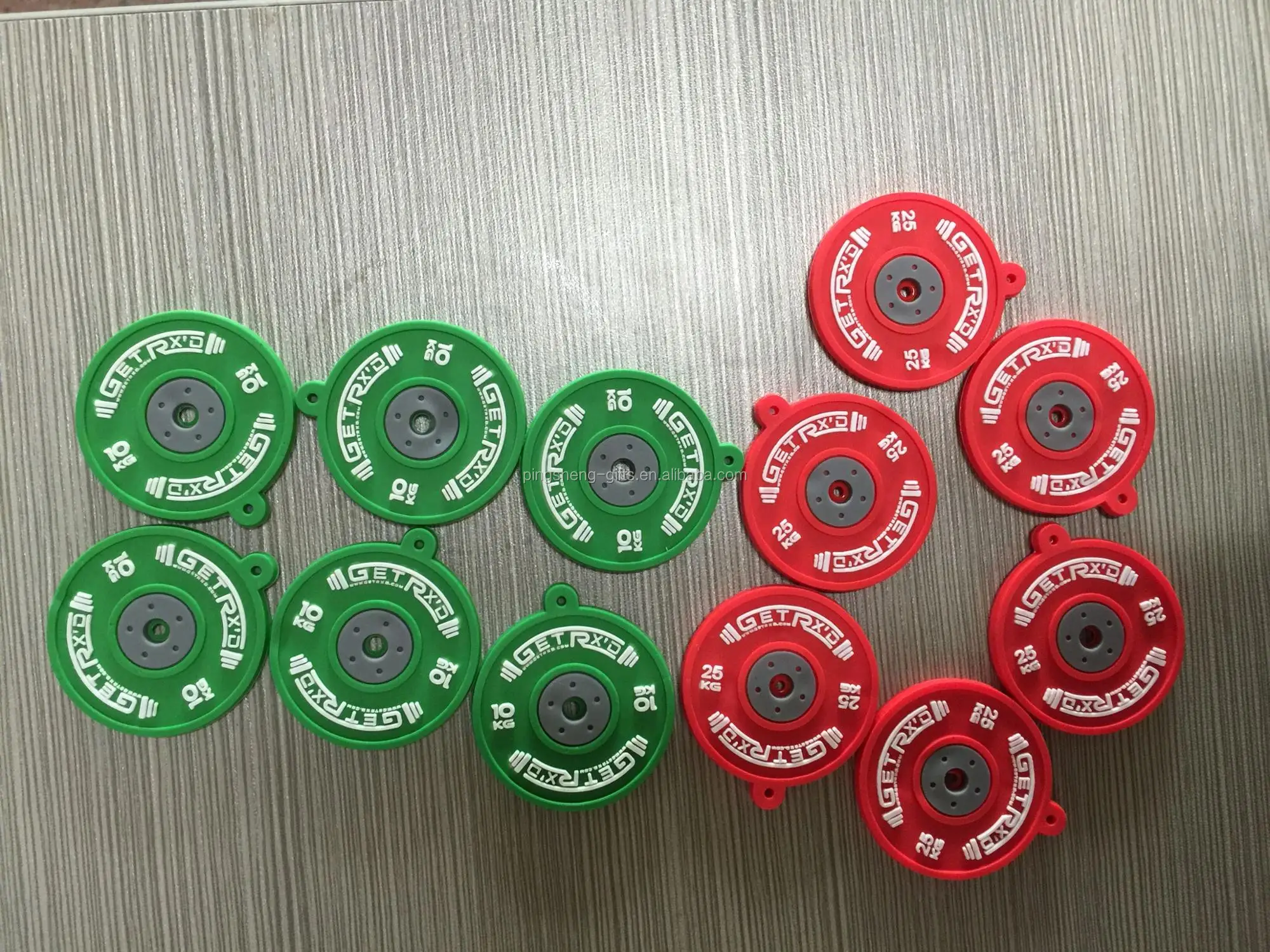 Custom Soft Pvc Rubber Emboss Deboss High Quality Kettlebell Bumper