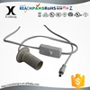 5.5x2.1 DC plug in line switch powre cord with E14 lamp holder
