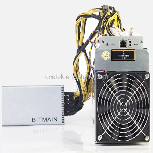 

Antminer L3+ L3++ 580MH/s Litecoin Miner with Brand New regular PSU In Stock, Silver