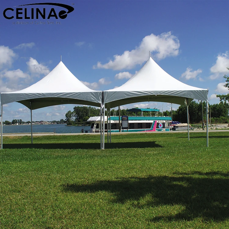 

white sidewall clean window 15'x15' whole set marquee pinnacle tent for events