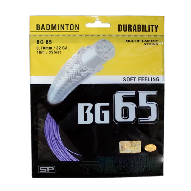 

Good Quality High Tension Super Power Replacement Badminton Racket String Durable BG 65 String, Black;white;blue;purple;green