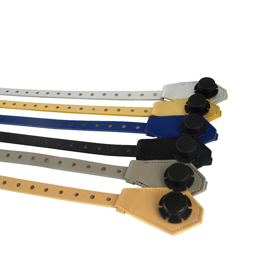 

Manufacture fashion flat custom leather porous adjustable obag strap handles for O bag