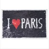 hot sale very popular two side sequin embroidery patches/reversible patch