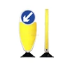 Flexible Yellow traffic delineator post/delineator post road delineators