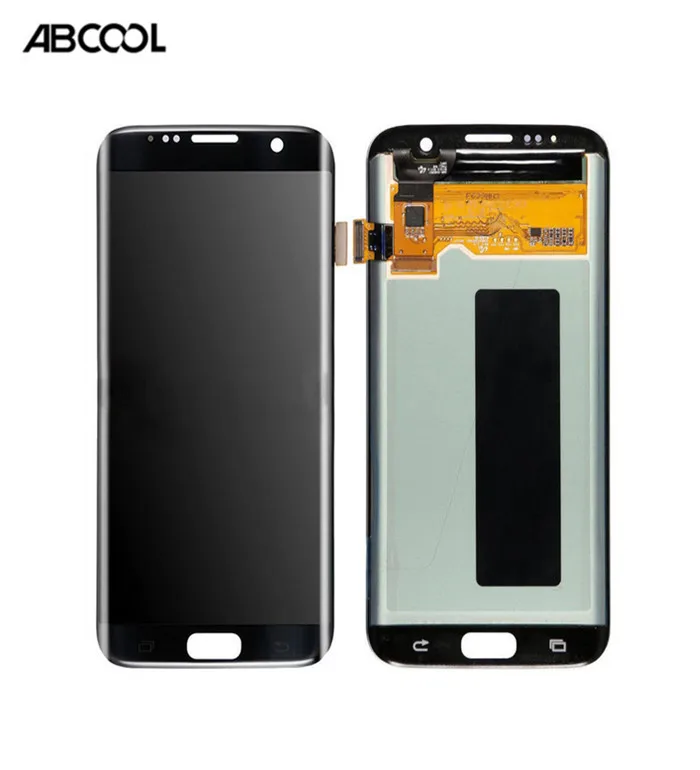 

2018 sales Super AMOLED New Original lcd digitizer for Samsung S7 edge G935 G935F G935A Screen With frame, Gold;white;sliver;black