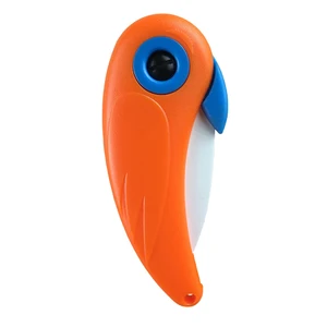 Image of Ceramic kitchen knife womens pocket gift knife With Colourful ABS Handle