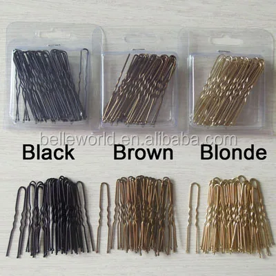 36 Pcs Black Metal U Shaped Hair Bobby Pin For Lady Buy Hair