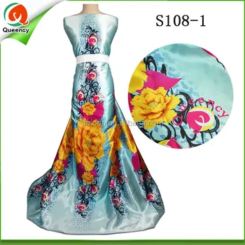 floral print silk chiffon fabric