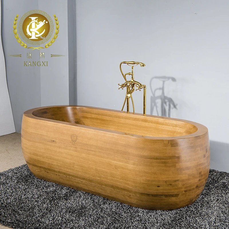 Skilled production wooden soaking bathtub america spa tub Christmas