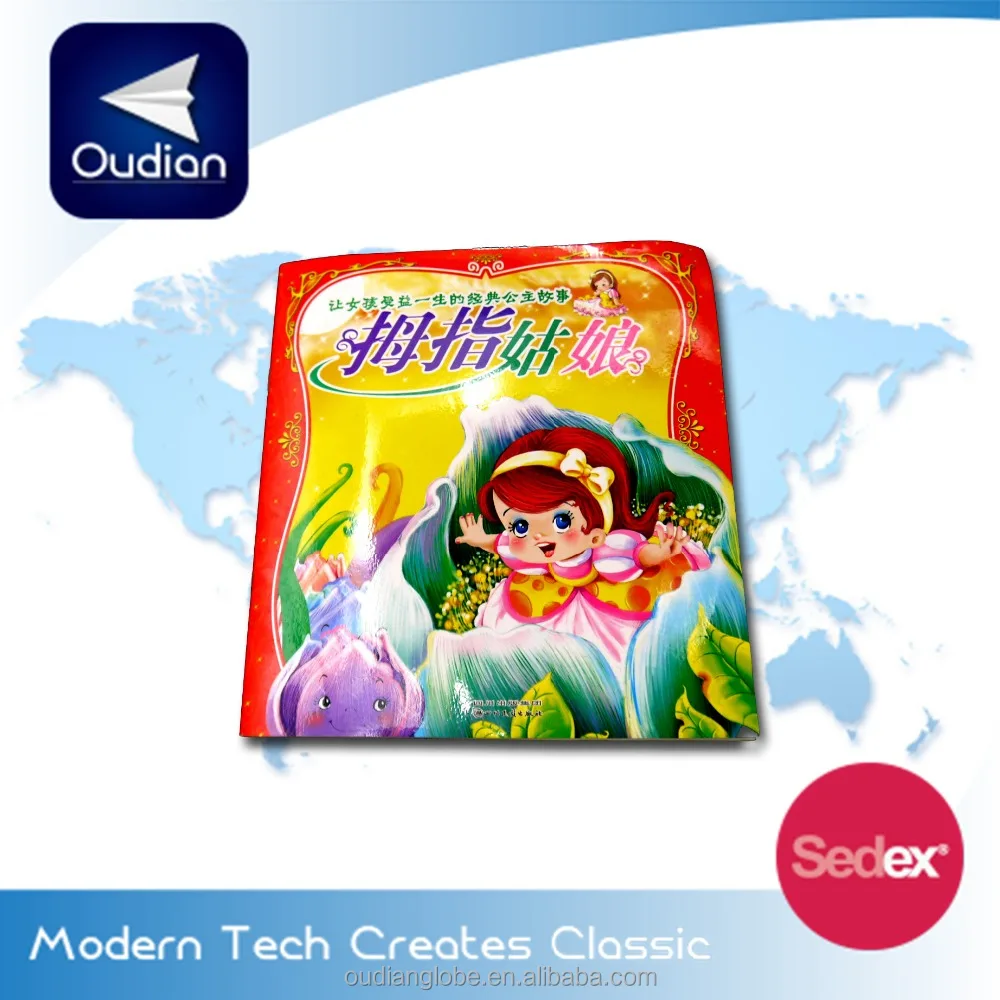 OEM kustom buku cerita untuk anak-anak-Kertas & karton 