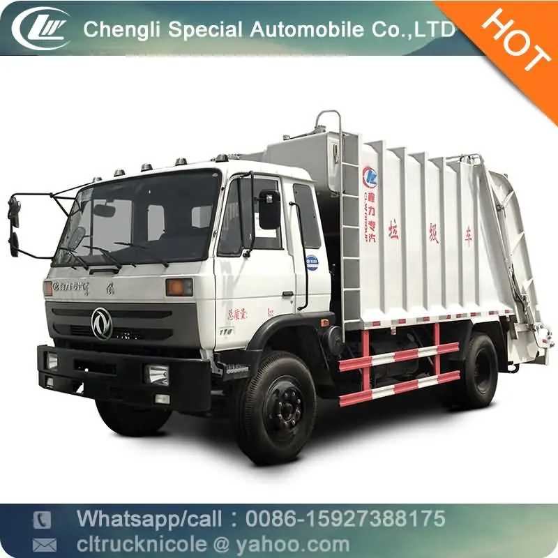 Dongfeng 10 Tons Garbage Truck Weight,Garbage Truck Dimensions,Garbage