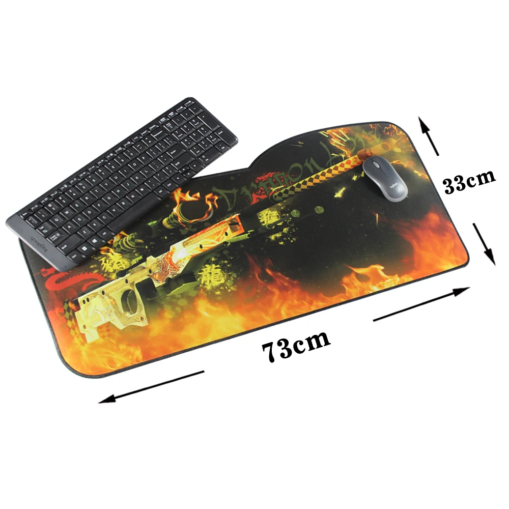 

HX Custom manufacturer mousepad cloth anti-slip gaming extended mouse pad, Any color is available